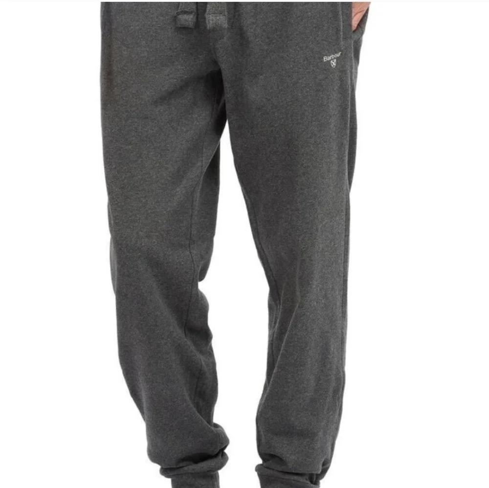 Barbour nico lounge charcoal marl pants pull on joggers size XL